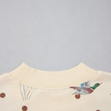 Mallard Print Crewneck Pullover Two Piece Pants Set