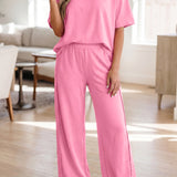 Jaycee Tee Pocketed Casual Pants 2pcs Outfit