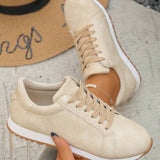Liora Faux Suede Lace-up Sneakers