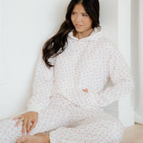 Rose Hoodie Sheath Sweatpants Set