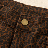 Miley Casual Leopard Print Full-Length Regular Fit Jeans