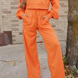 Miles Wide Leg Pants Set - Flamingo| Dropship