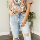 Faye High Rise Mom Jeans - KanCan