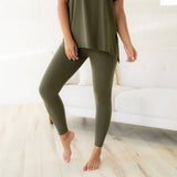 Maddie Microfiber Set - Dark Olive