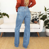 Riley High Rise Flare Jeans - Vervet