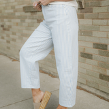 Lennox Stripe Casual Barrel Jeans