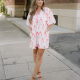 Catherine Puff Sleeve Flared Mini Dress