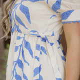 Miller Side Tie Button Down Maxi Dress