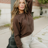 Rosa Sweater - Heather Brown