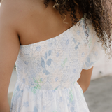 Bonnie Ruffled One Shoulder Vacation Maxi Dress