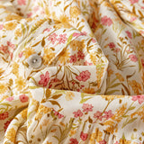 PREORDER Evie Floral Print Frilly Trim Smocked Cuff Long Sleeve Loose Shirt Dress | Dropship