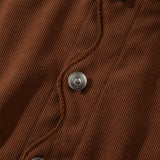 Nyla Button Front Corduroy Skirt