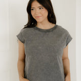 Baya Mineral Wash Boxy Fit Cotton Tank Top