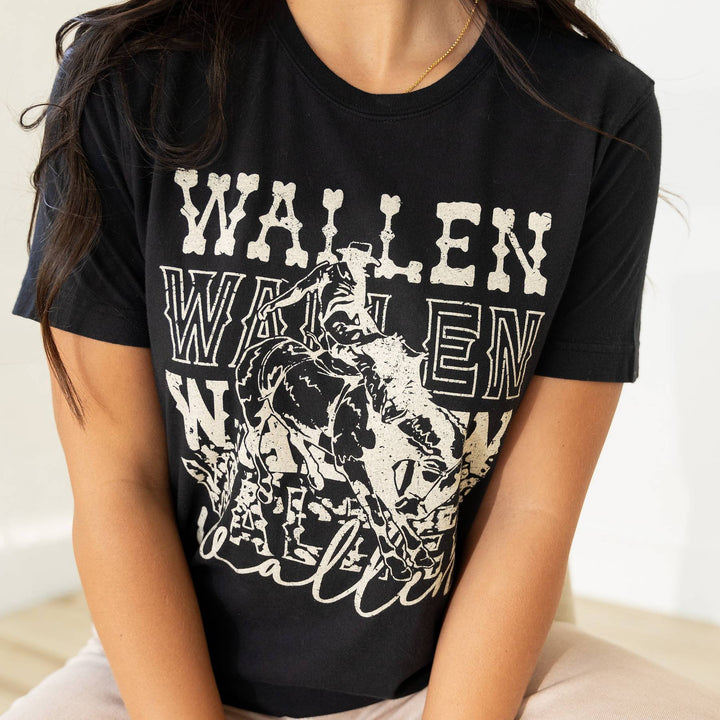 Wallen Graphic Tee - Black