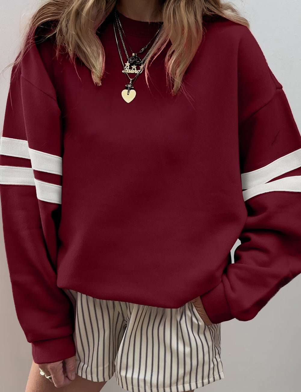Game Day Sweatshirt - Red Dahlia | Dropship