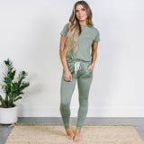 Gracie Jogger Set - Sage