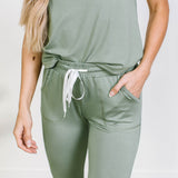 Gracie Jogger Set - Sage