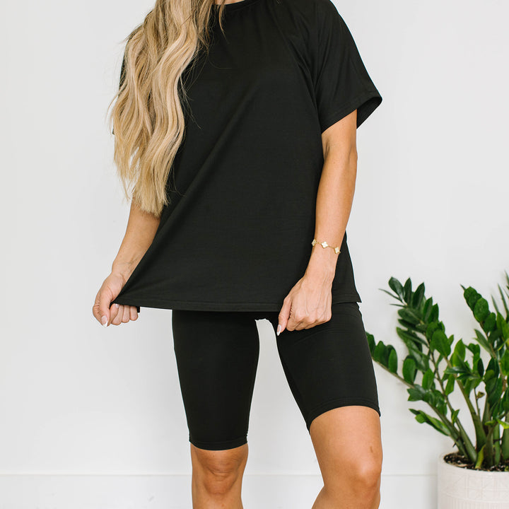 Hazel Loungewear Set - Black