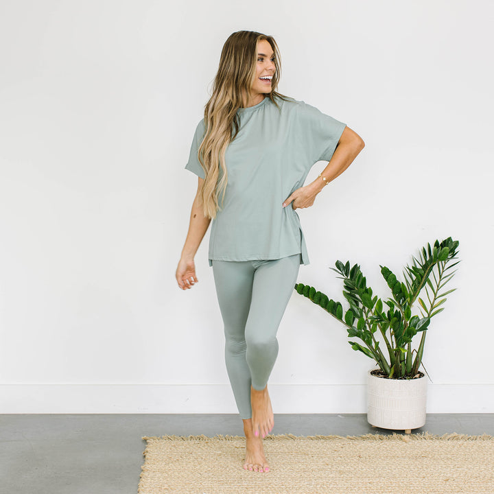 Quinn Loungewear Set - Seafoam