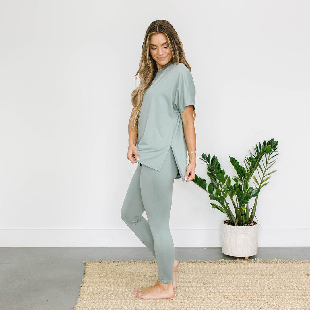 Quinn Loungewear Set - Seafoam