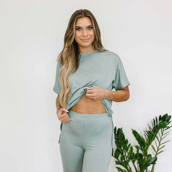 Quinn Loungewear Set - Seafoam