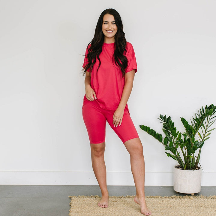 Hazel Loungewear Set - Raspberry