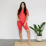 Hazel Loungewear Set - Raspberry
