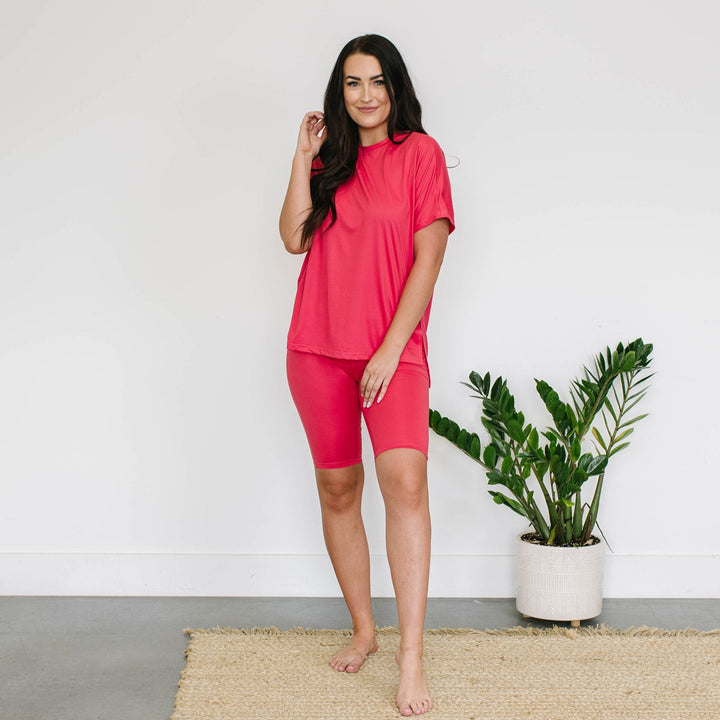 Hazel Loungewear Set - Raspberry