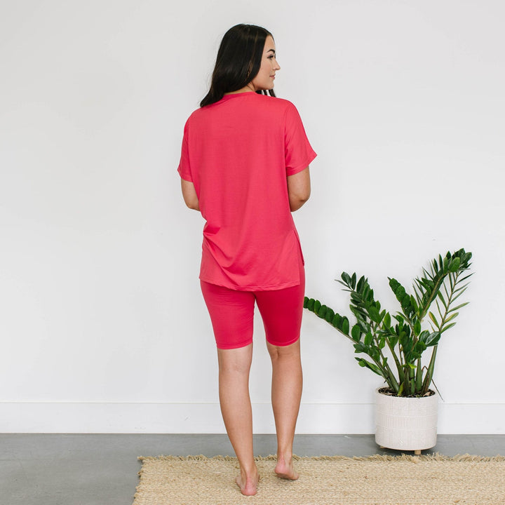 Hazel Loungewear Set - Raspberry