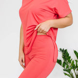 Hazel Loungewear Set - Raspberry