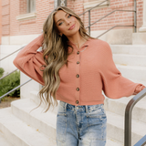 Lena Dolman Sleeve Sweater Cardigan