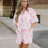 Catherine Puff Sleeve Flared Mini Dress