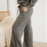 Sylvie Collared V Neck Pullover Sweatshirt Sweatpants Set
