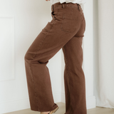 Rylan Retro Washed Patch Pocket Loose Jeans