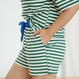 Elsa Drop Shoulder Boxy Casual Terry Short Set
