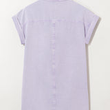 Collins Double Chest Pocket Denim Shirt Dress