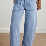 Briar Barrel Jeans | Patch Pocket Denim