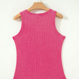 Vintage Distressed Ribbed Mineral Wash Tank Top