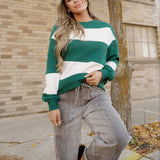 Mia Drop Shoulder Baggy Sweatshirt - Evergreen