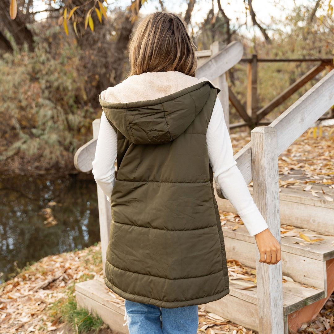 Monroe Vest - Olive