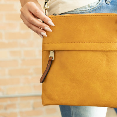 Addison Crossbody Bag - Mustard