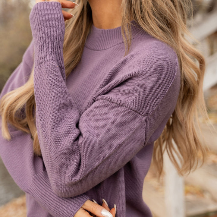 Haisley Sweater - Light Plum