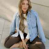 Solana Denim Jacket  - Light Wash