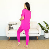 Sadie Loungewear Set - Hot Pink