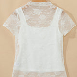 Florence Sheer Lace Top