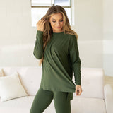 Ellie Microfiber Set - Dark Olive