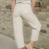 Lennox Stripe Casual Barrel Jeans