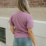 Harper Tee - Dusty Plum