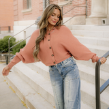 Lena Dolman Sleeve Sweater Cardigan