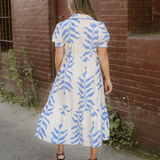 Miller Side Tie Button Down Maxi Dress